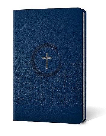Biblia Nvi Slim Azul Cruz