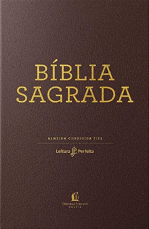 Biblia Leitura Perfeita - Acf - Capa Marrom