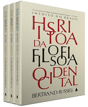 Box - Historia da Filosofia Ocidental - 3 Volumes
