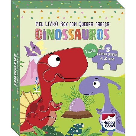 Meu Livro-box com Quebra-cabeca: Dinossauros