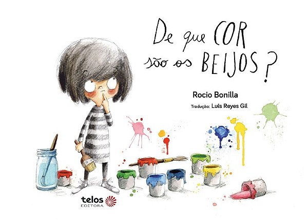 De Que Cor Sao os Beijos  (livro Grande)