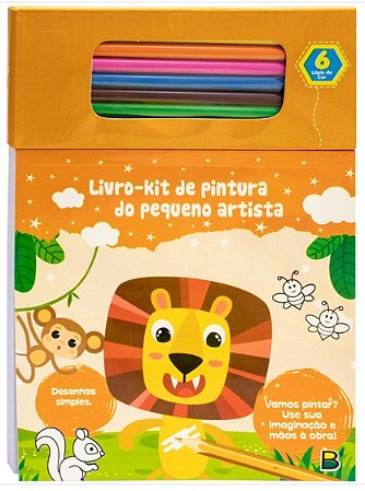 Kit de Pintura do Pequeno Artista: Laranja