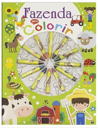 Cores em Acao! - Fazenda para Colorir
