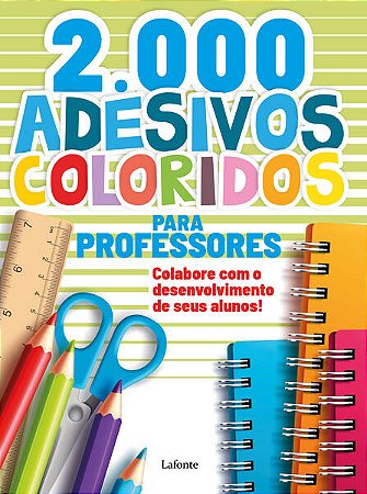 2.000 Adesivos Coloridos para Professores