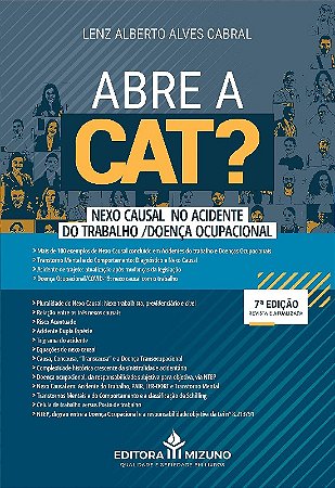 Abre a Cat  Nexo Causal no Acidente do Trabalho/doenca Ocupacional