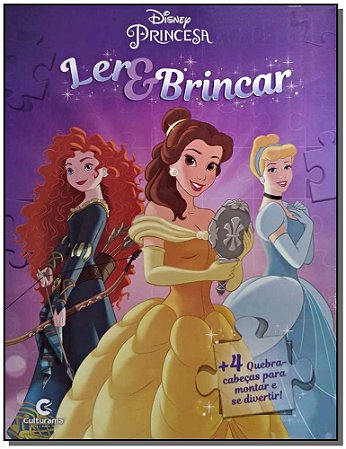 Princesa - Ler e Brincar - Livro Quebra-cabeca