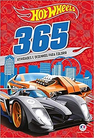 Hot Wheels - 365 Atividades e Des. para Colorir
