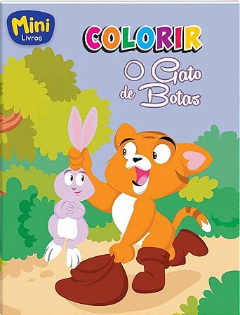 Mini - Colorir: Gato de Botas, O