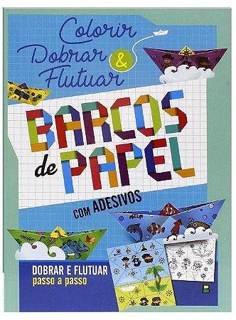 Colorir e Dobrar: Barcos de Papel