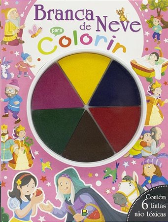 Dedinhos em Acao! Branca de Neve para Colorir