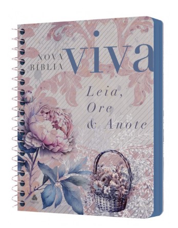 Nova Biblia Viva Leia, Ore e Anote Colheita Abundante com Abas Adesivas e P