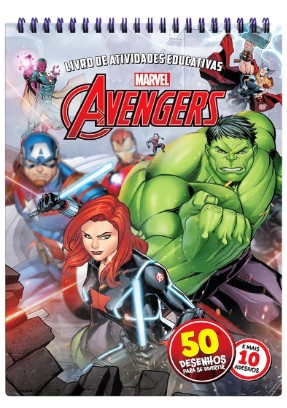 50 Paginas Educativas - Marvel Avengers