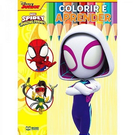 Colorir e Aprender Marvel - Spidey 2 Fantasma
