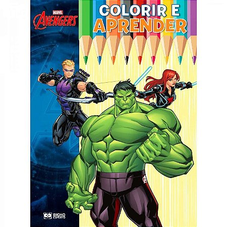 Colorir e Aprender Marvel - Vingadores 2
