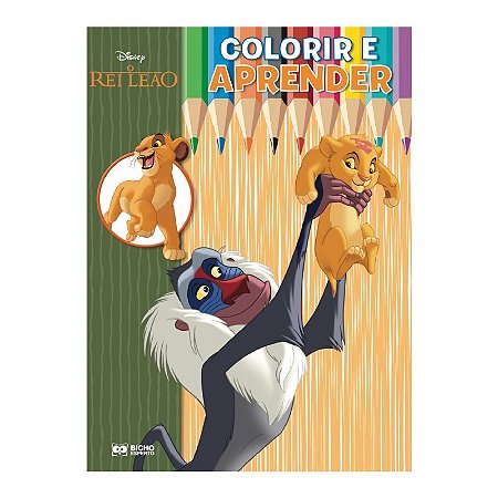 Colorir e Aprender Disney - o Rei Leao