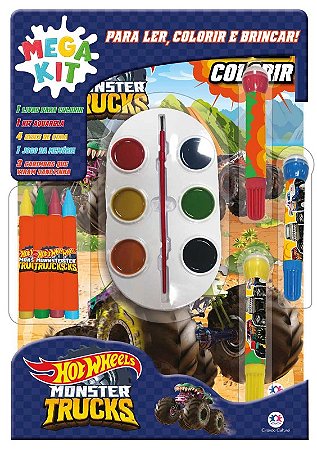 Hot Wheels - Ler, Colorir e Brincar