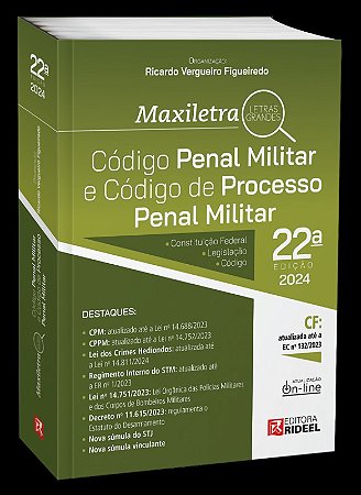 Codigo Penal Militar e Codigo de Processo Penal Militar - Maxiletra