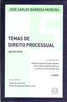 Temas de Direito Processual Vol 5 - Capa Dura