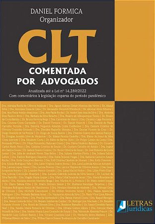 Clt - Comentada por Advogados