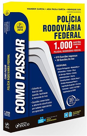 Como Passar em Concursos da Policia Rodoviaria Federal - 1.000 Questoes com