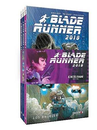 Super Kit Blade Runner 2019: Colecao Completa em Capa Dura com as 3 Hqs