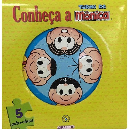 Conheca a Turma da Monica: Livro e Quebra-cabeca