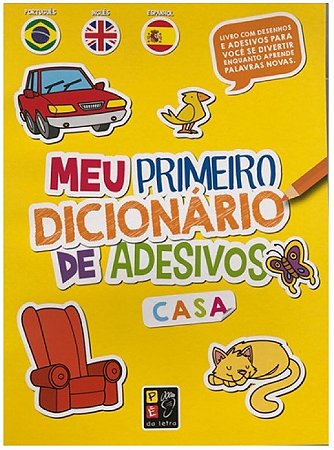 Meu Primeiro Dicionario Adesivos - Casa