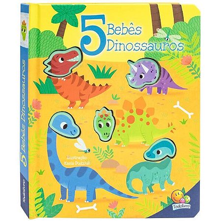 Amiguinhos de Silicone - Toque e Sinta: 5 Bebes Dinossauros