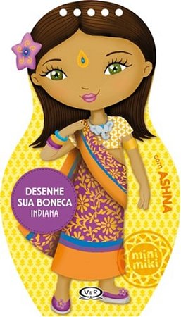 Desenhe Sua Boneca Indiana