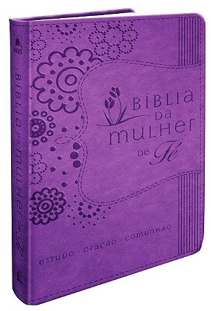 Biblia da Mulher de Fe (capa Roxa)