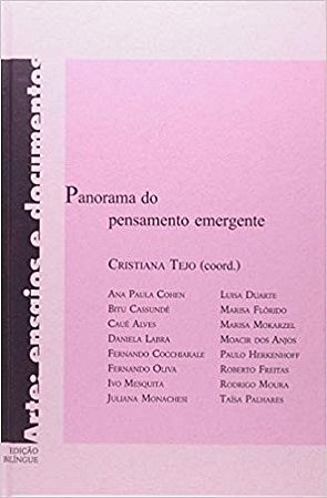 Panorama do Pensamento Emergente - Col. Arte: Ensaios e Documentos