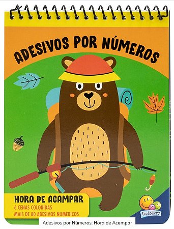 Adesivos por Numeros: Hora de Acampar