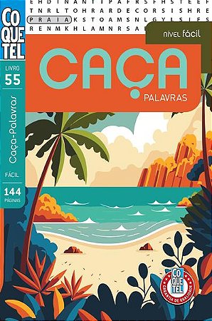 Livro Coquetel Caca Palavras Ed 55