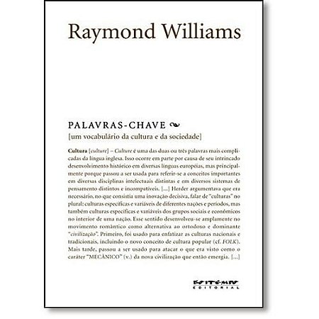 Palavras-chave  - Um Vocabulario de Cultura e Sociedade