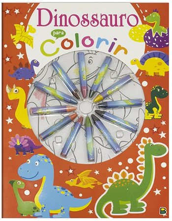 Cores em Acao! - Dinossauro para Colorir