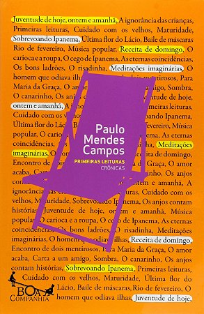 Primeiras Leituras - Cronicas