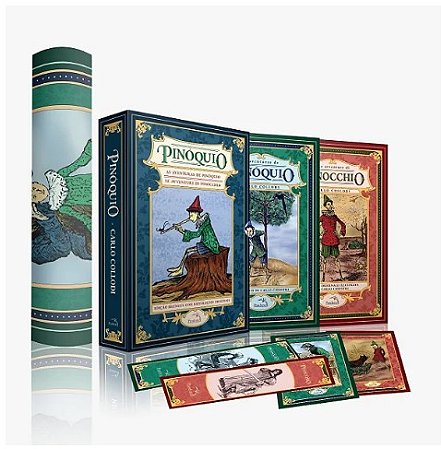 Box - Pinoquio - as Aventuras de Pinoquio: Acompanha Marcador + Poster + ca