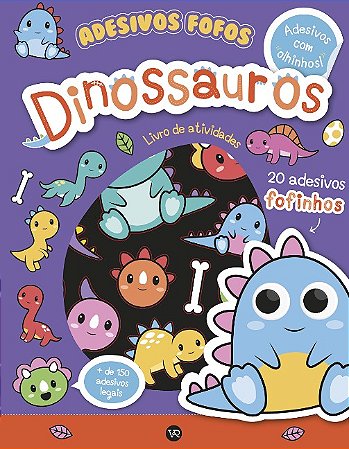 Adesivos Fofos: Dinossauros