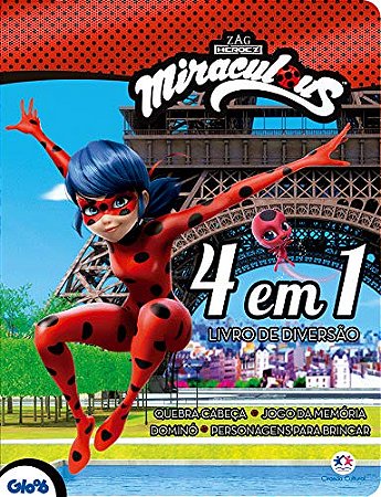 Ladybug - 4 em 1 - Livro de Diversao