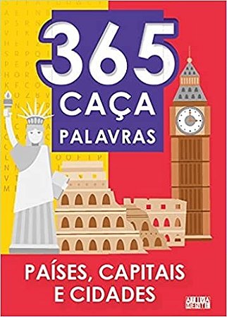 365 Caca-palavras: Paises, Capitais e Cidades