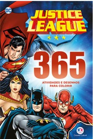 365 Ativ e des p Colorir Liga da Justica