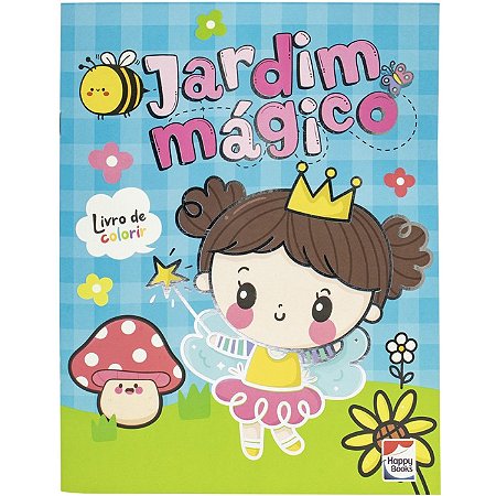 Mundo da Fantasia: Jardim Magico para Colorir