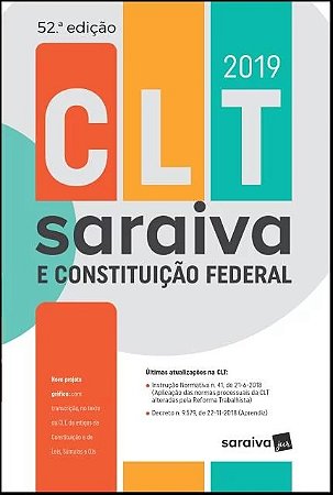Clt Saraiva e Constituicao Federal