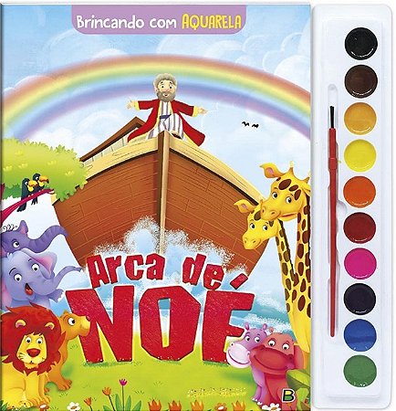 Brincando com Aquarela: Arca de noe