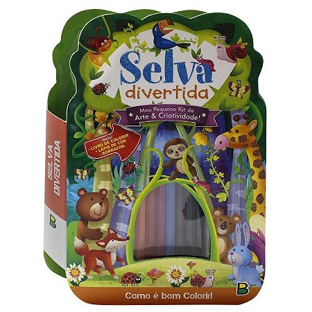 Meu Pequeno Kit de Arte & Criatividade! Selva Divertida
