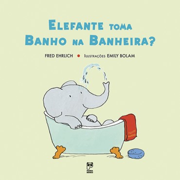 Elefante Toma Banho na Banheira