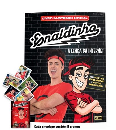 Kit Album do Enaldinho + 50 Figurinhas: a Lenda da Internet