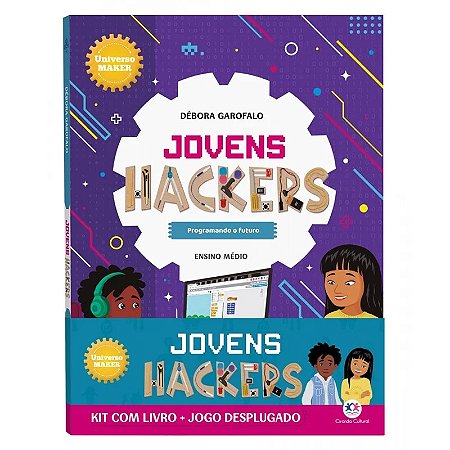 Jovens Hackers - Kit com Livro + Jogo Desplugado