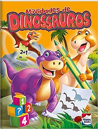 Atividades de Dinossauros: Alaranjado