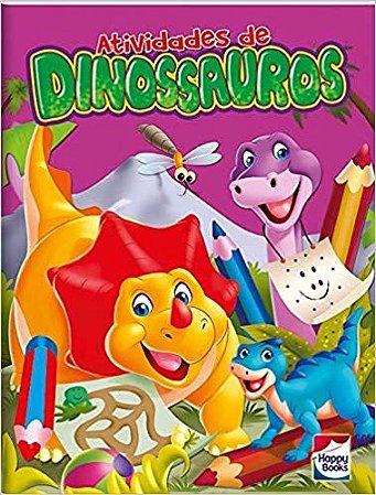 Atividades de Dinossauros: Vol.2 (roxo)